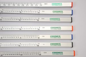 Dostępne długości średnicomierza Codimex-S